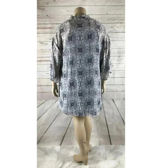 Plus Size Sleeveless Dress w/ Chiffon Kimono Cover Up 2X - Picture 6 of 10